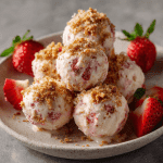 Strawberry Cheesecake Protein Balls