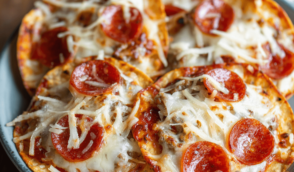 Mini Low-Carb Tortilla Pizzas
