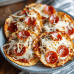Mini Low-Carb Tortilla Pizzas