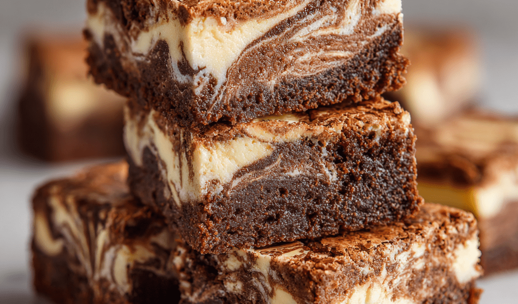 Cheesecake Marble Brownies