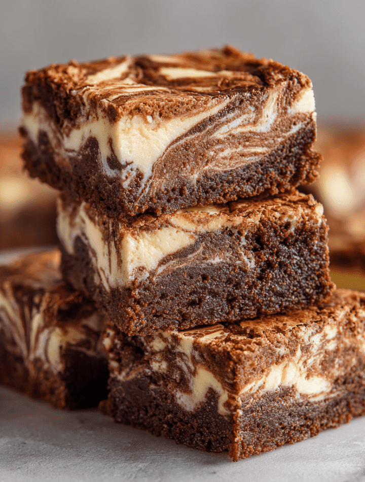 Cheesecake Marble Brownies