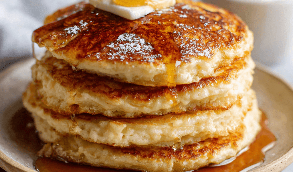 Fluffy Sourdough Discard Pancakes