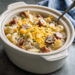 Slow Cooker Sausage and Potato Casserole