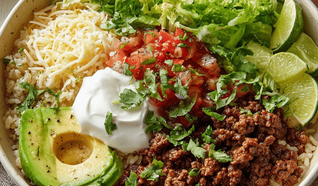 High-Protein Taco Bowl