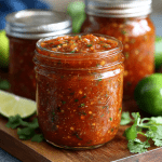 Homemade Salsa in Jars