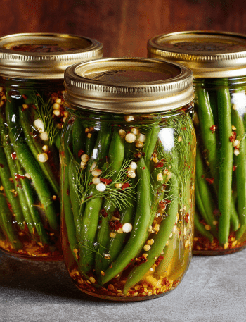 Spicy Pickled Green Beans
