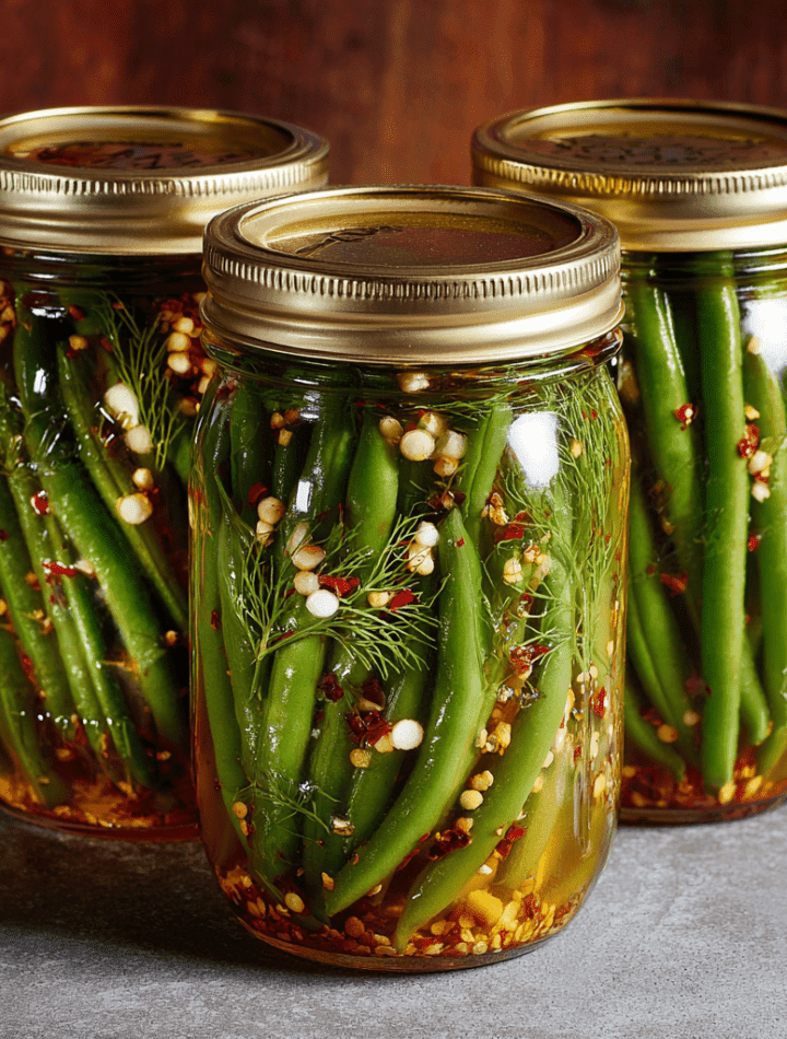 Spicy Pickled Green Beans