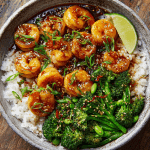 Honey Garlic Shrimp Bowls