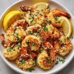 Garlic Parmesan Roasted Shrimp