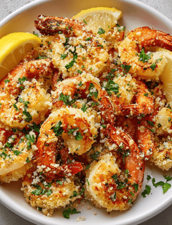 Garlic Parmesan Roasted Shrimp