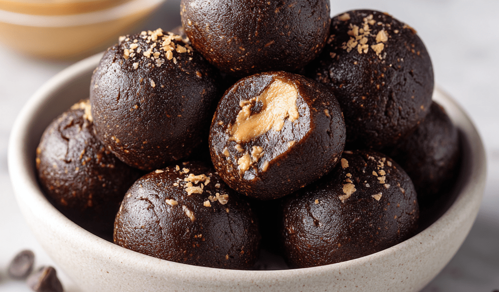 No-Bake Cottage Cheese Brownie Batter Bites