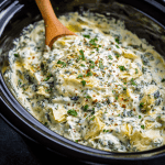 Crockpot Spinach Artichoke Dip