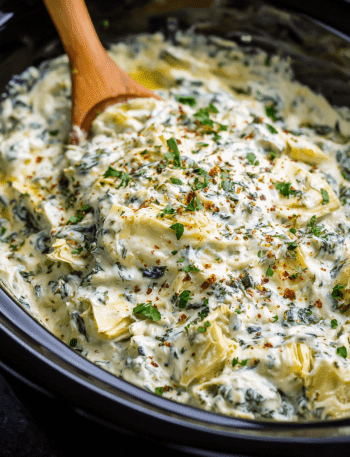 Crockpot Spinach Artichoke Dip