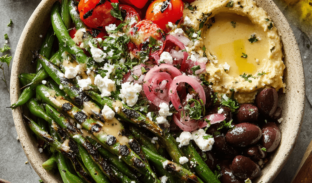 Mediterranean Green Bean Bowl