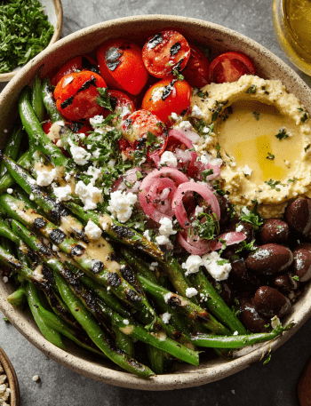 Mediterranean Green Bean Bowl