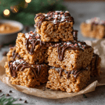 Gingerbread Rice Krispie Treats