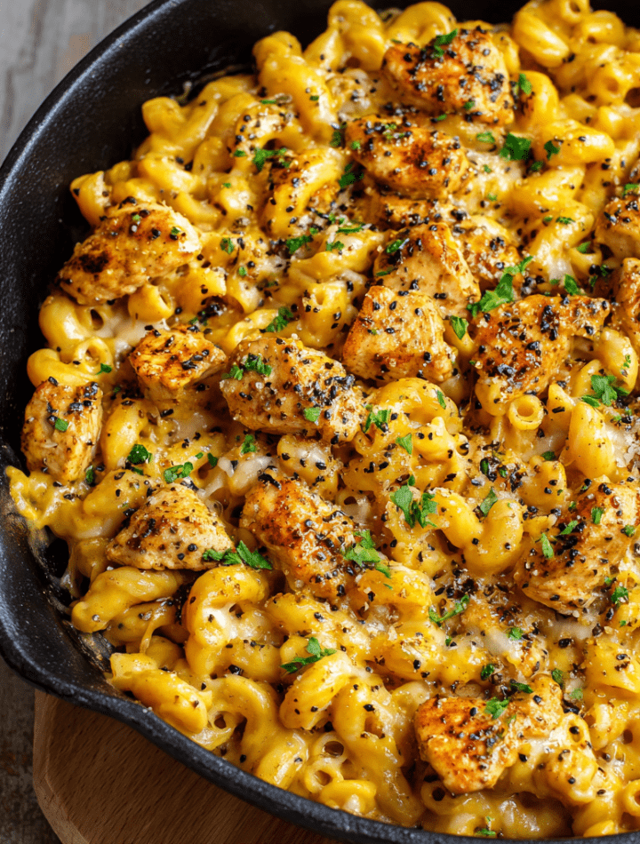 Honey Pepper Chicken Mac and Cheese