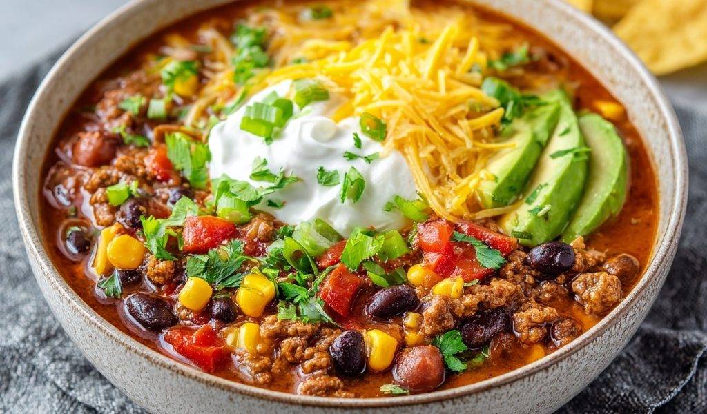 Easy 7 Can Taco Soup Recipe