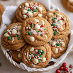 Chewy Maple Cinnamon Cookies with White Chocolate