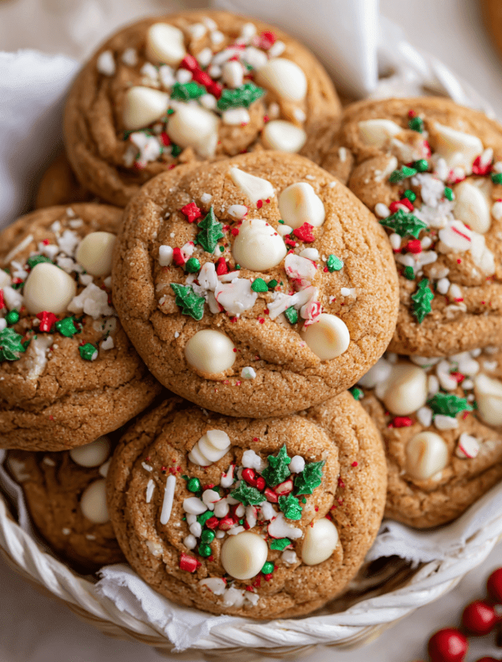 Chewy Maple Cinnamon Cookies with White Chocolate