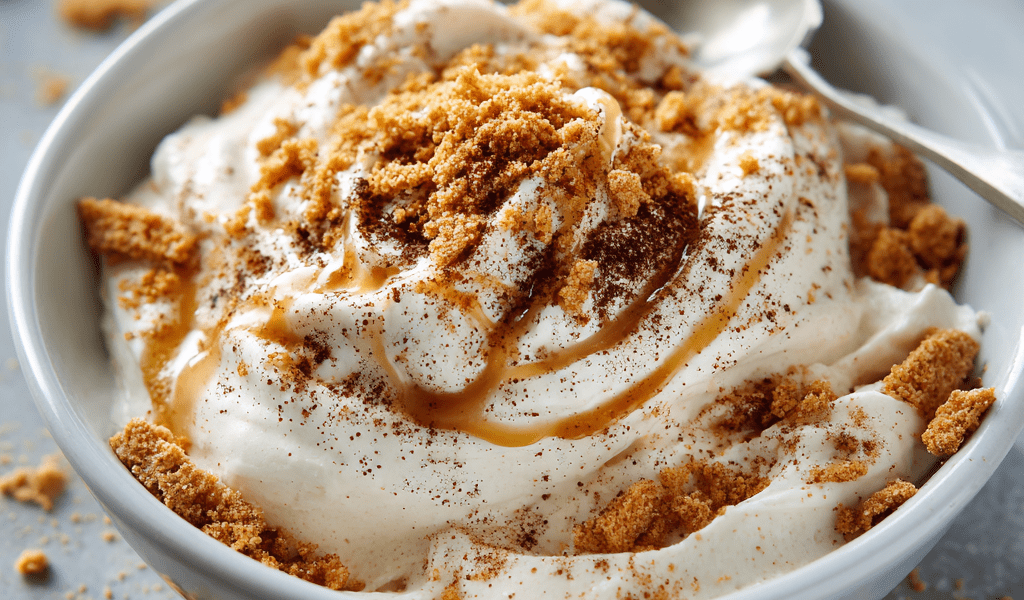 High-Protein Snickerdoodle Cheesecake Yogurt Bowl