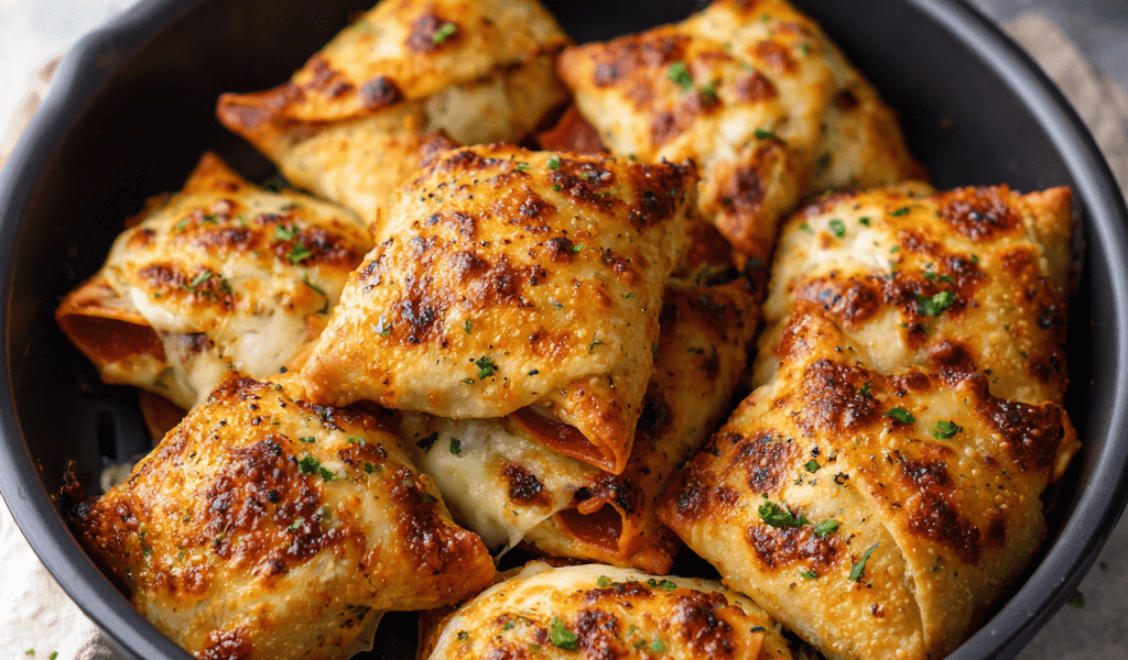 Crispy Air Fryer Pizza Rolls