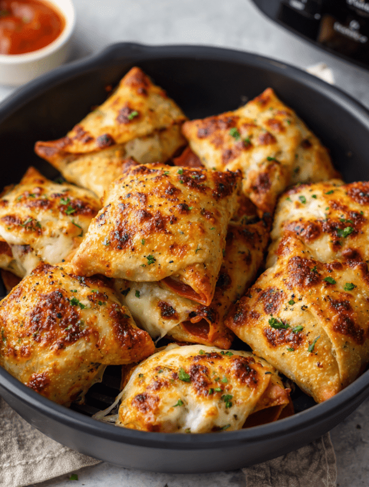 Crispy Air Fryer Pizza Rolls
