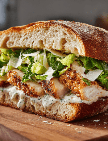 Crispy Chicken Caesar Sandwich