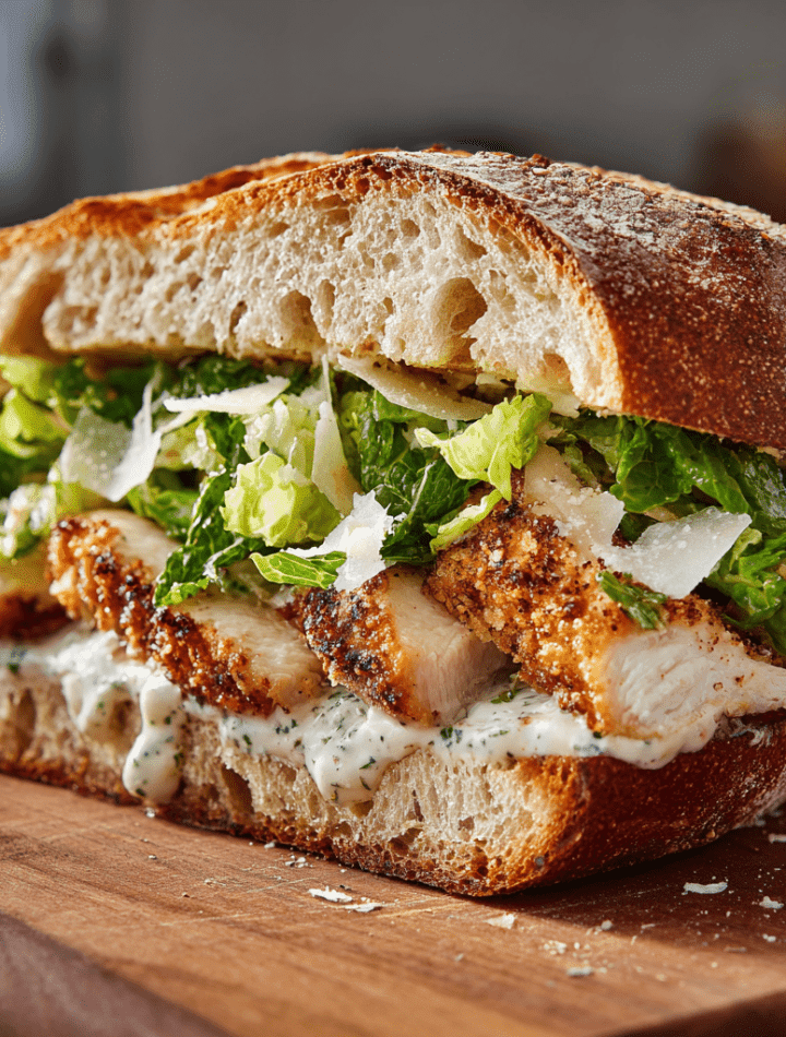 Crispy Chicken Caesar Sandwich