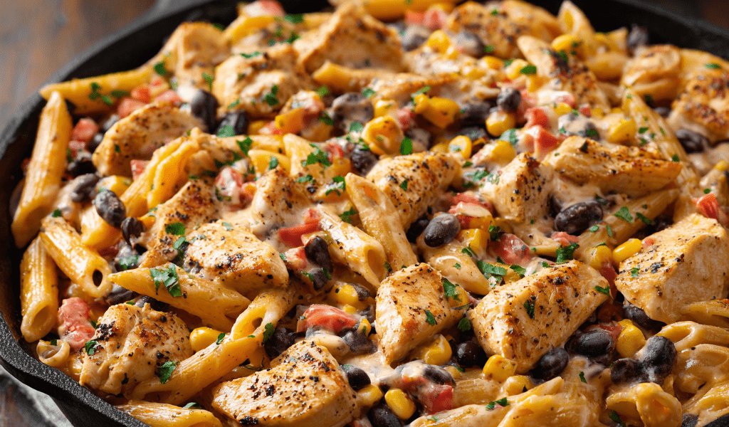 Creamy Southwest Chicken Pasta