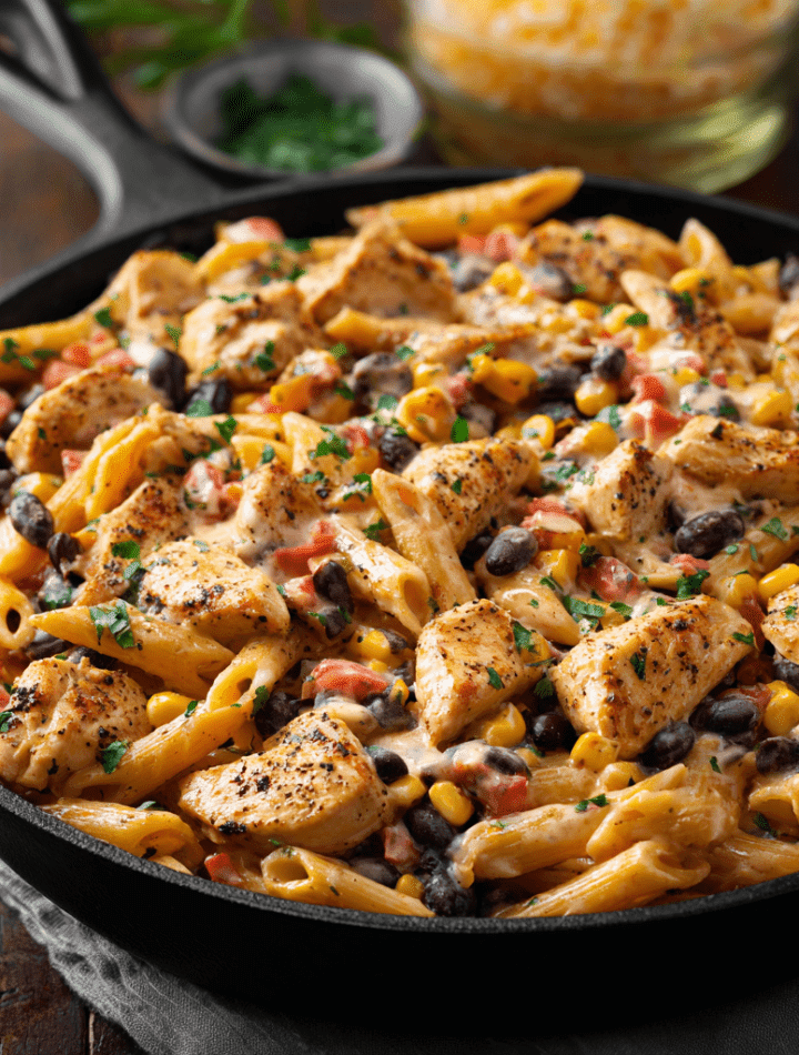 Creamy Southwest Chicken Pasta