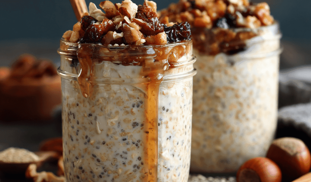 Creamy Chestnut Overnight Oats