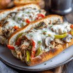 Chicken Cheese Steak Sandwiches