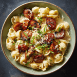 Annies Mac & Cheese with Honey BBQ Chicken Sausage