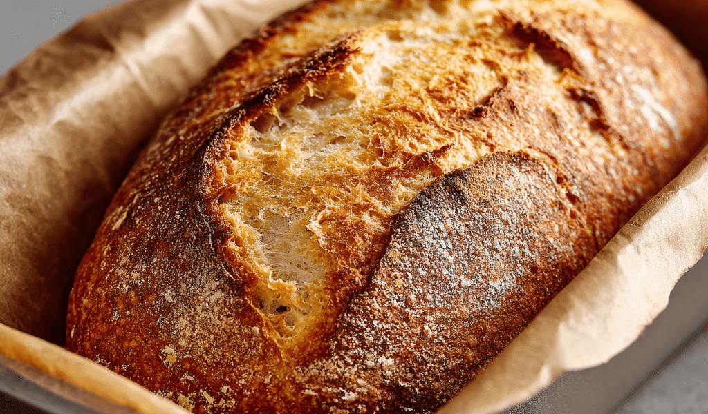 Easy Sourdough Loaf Pan Bread