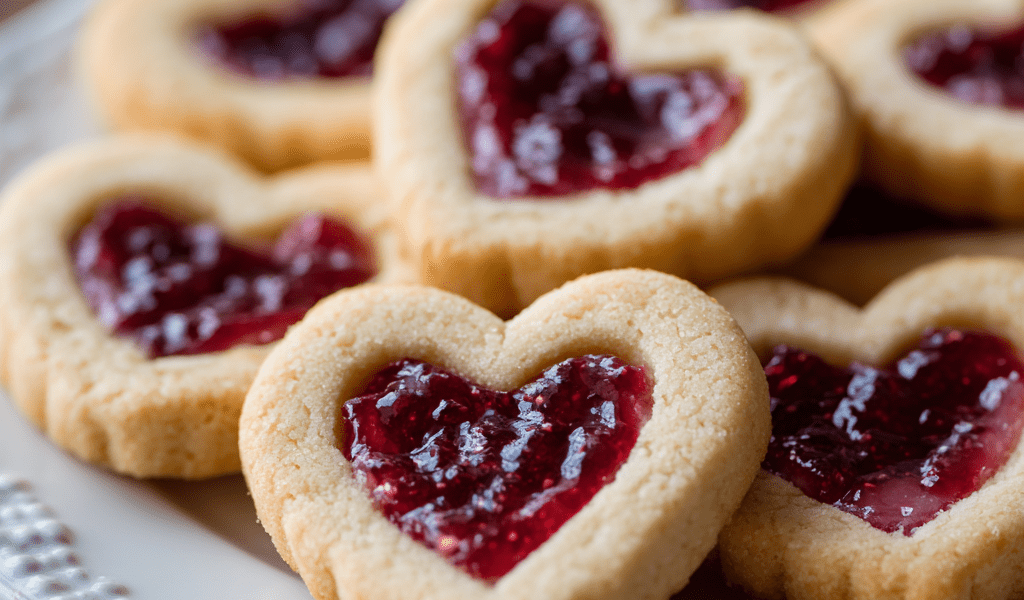 Heart Jam Cookies