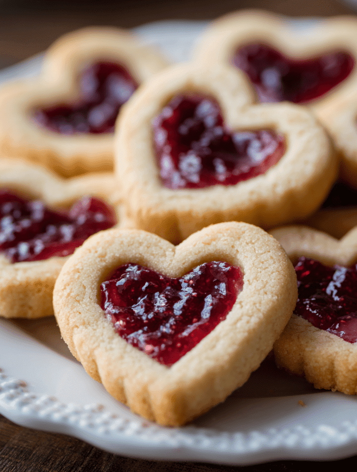 Heart Jam Cookies