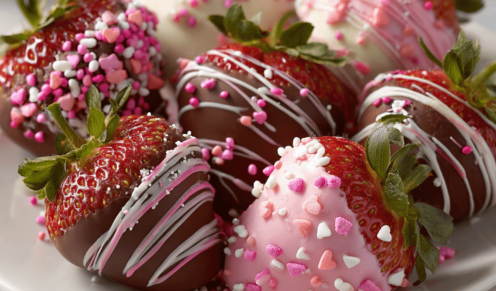 Valentine’s Chocolate-Covered Strawberries