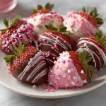 Valentine’s Chocolate-Covered Strawberries