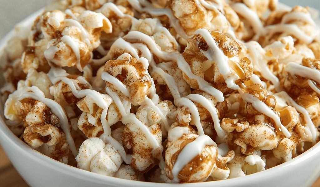 Cinnamon Bun Popcorn