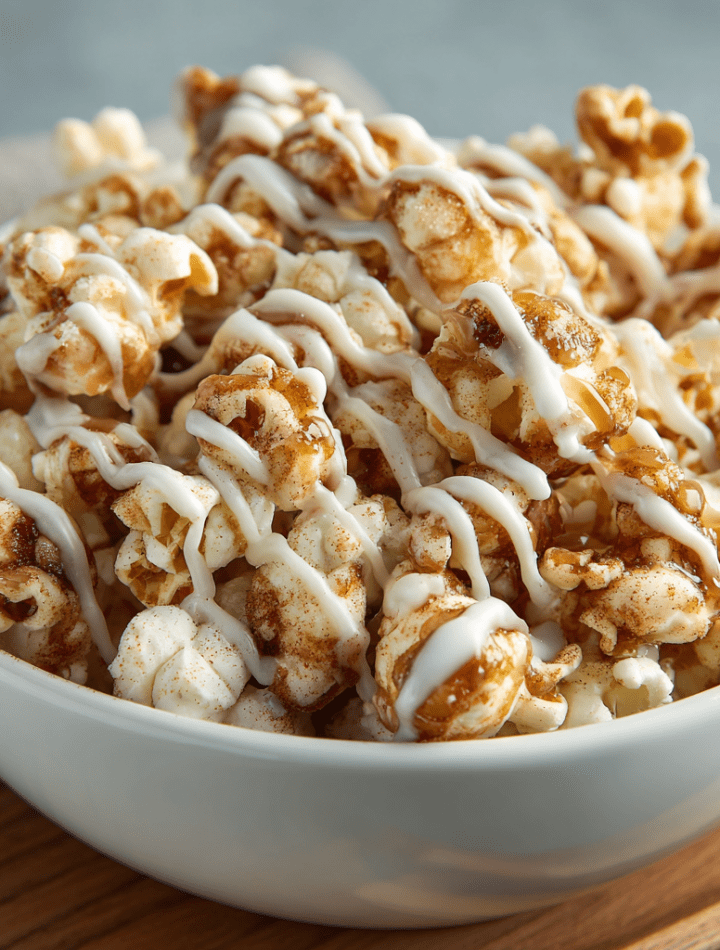 Cinnamon Bun Popcorn
