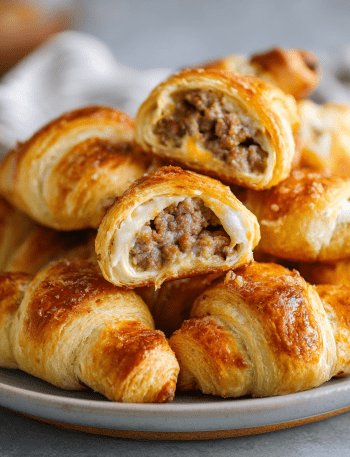 Sausage Cream Cheese Crescent Rolls