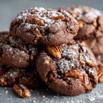 Chocolate Fudge Pecan Cookies