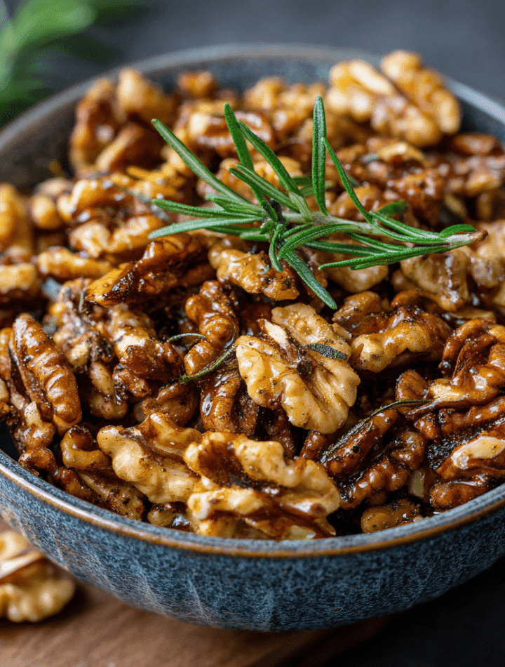 Savory Rosemary Spiced Walnuts