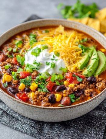 Easy 7 Can Taco Soup Recipe