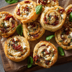 Tomato Feta Pinwheels