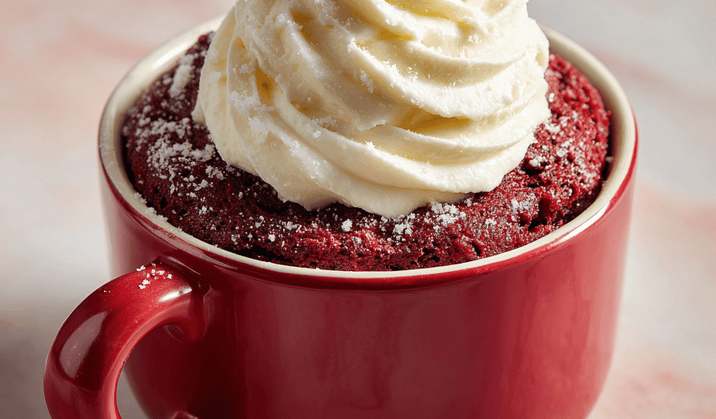Red Velvet Mug Cake