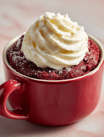 Red Velvet Mug Cake