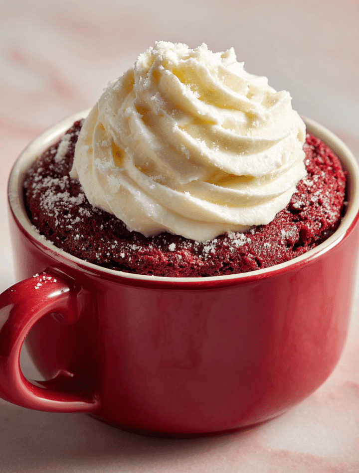 Red Velvet Mug Cake