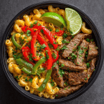 FAJITA STEAK MAC & CHEESE